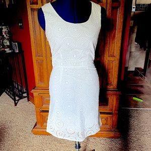 Diane von Furstenberg Vintage Cotton Eyelet Dress